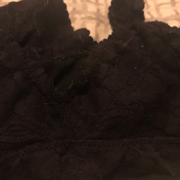 Free People -Racerback Bralette/ Black/ medium - Picture 7 of 7